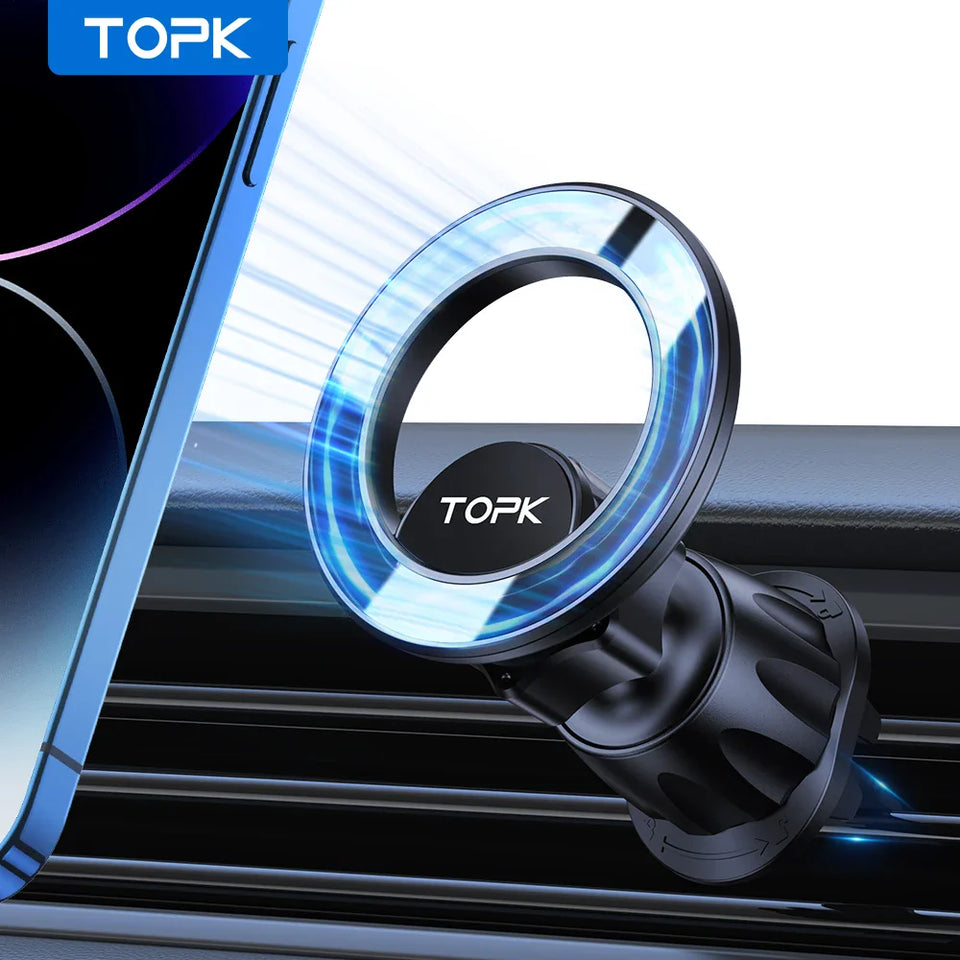Magnetic Phone Car Mount - MagSafe Compatible 360 Vent Holder