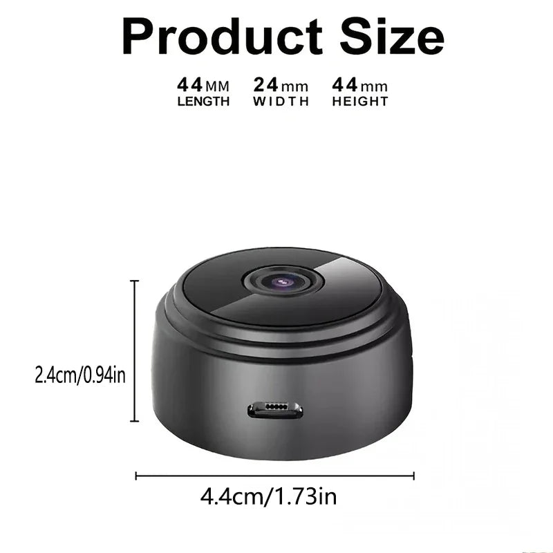 1/4pcs Mini Wireless Camera WiFi Hidden Camera Motion Detection, And Home Security for Indoor Outdoor Pet Monitoring USB Powered