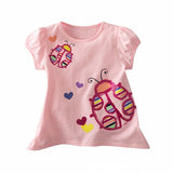 New Kids Girl T Shirt Summer Baby Cotton Tops Toddler Tees Clothes Children Clothing Cartoon T-Shirts Short Sleeve 2-9Y