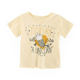 New Kids Girl T Shirt Summer Baby Cotton Tops Toddler Tees Clothes Children Clothing Cartoon T-Shirts Short Sleeve 2-9Y