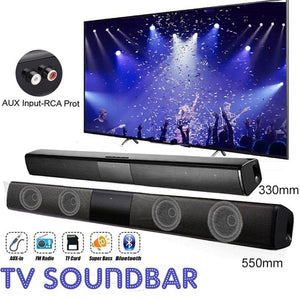 Home Theater HIFI Portable Wireless Bluetooth Speakers Column Stereo Bass Sound bar FM Radio USB Subwoofer for Computer TV Phone