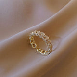 Woman Fashion Korean Jewelry Wedding Party Unusual Finger Rings