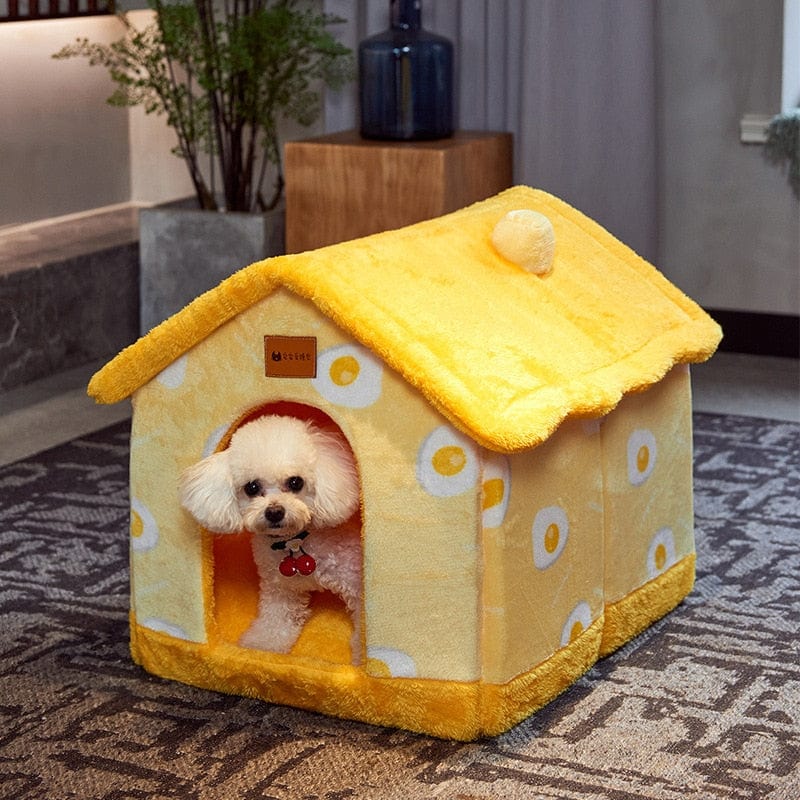 foldable dog house kennel bed mat