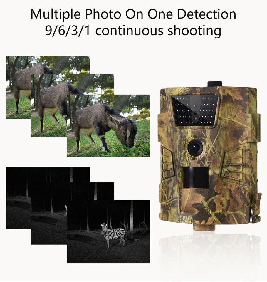 4pcs/LOT Wireless Wildlife Trail Basic  Hunting Camera  Night Vision Wild Surveillance Photo Traps Cameras