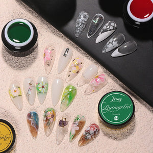 uv led nail art design manicure polish drawing gel