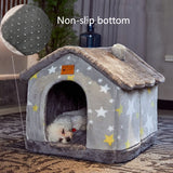 foldable dog house kennel bed mat