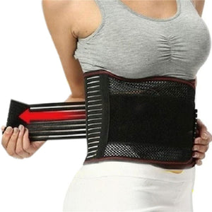 Adjustable Back Waist Support Belt Brace Self-heating Magnetic Therapy Pull Waist Lumbar Support Belt Gym Fitness Waist Band