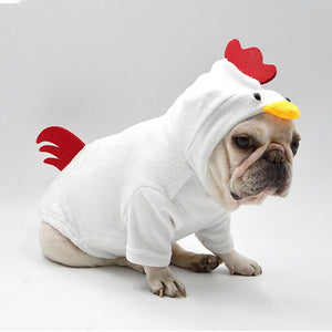 funny halloween chicken costume pet dog clothes