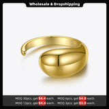 ENFASHION Cute Dolphin Ring Stainless Steel Gold Color Knuckle Open Rings For Women Fashion Jewelry Party 2020 Anillos R204046
