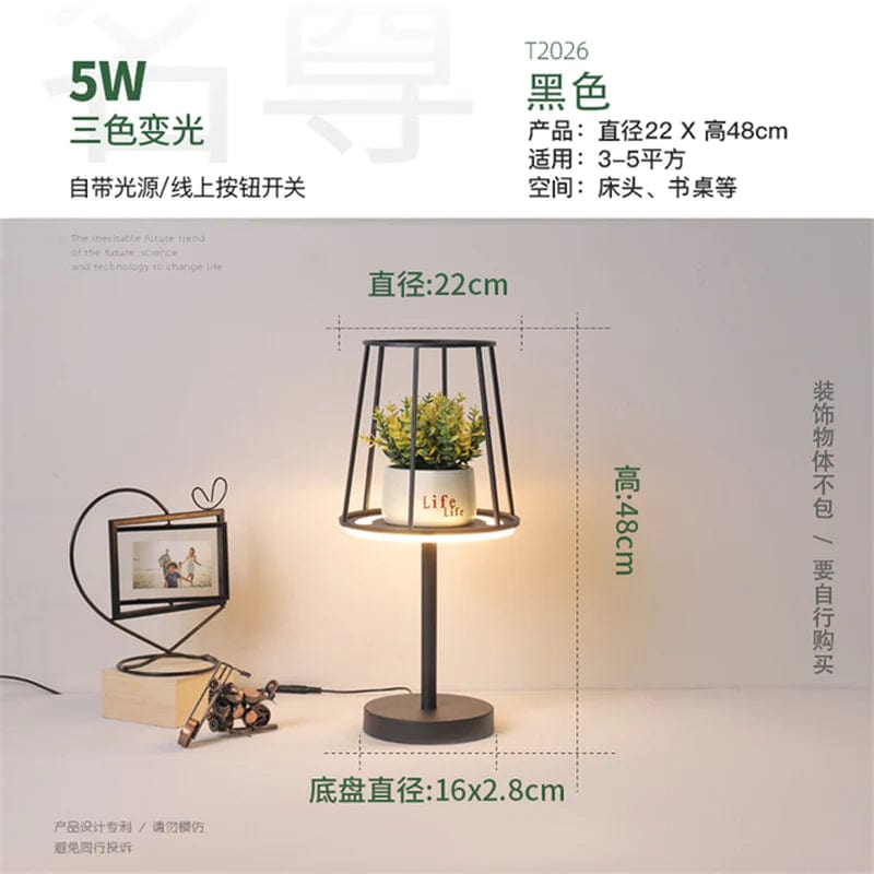 Modern Set Racks Table Lamps Dimming Bedroom Dining Room Nordic Girl Modern Romantic Study Room LED Desk Lights Deco Lighting