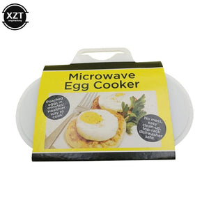 Food Grades Plastic Microwave Cooking Eggs Steamer Convenient Kitchen Cooking Mold Egg Poacher Kitchen Gadgets Fried Egg Tool